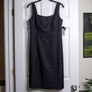 Black Silk Dress Tommy Hilfiger NWT back zipper